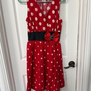 Disney Red and White Polka Dot Dress